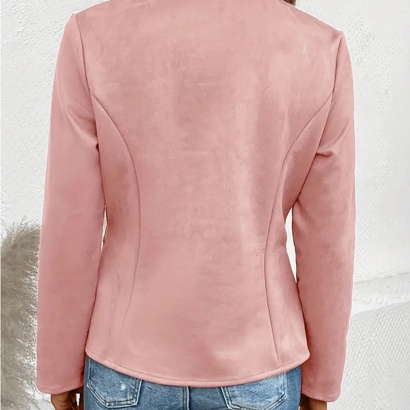 Beautiful Faux suede Zip Up Jacket - Picture 3 of 9